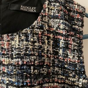 Badgley Mischka Tweed Dress